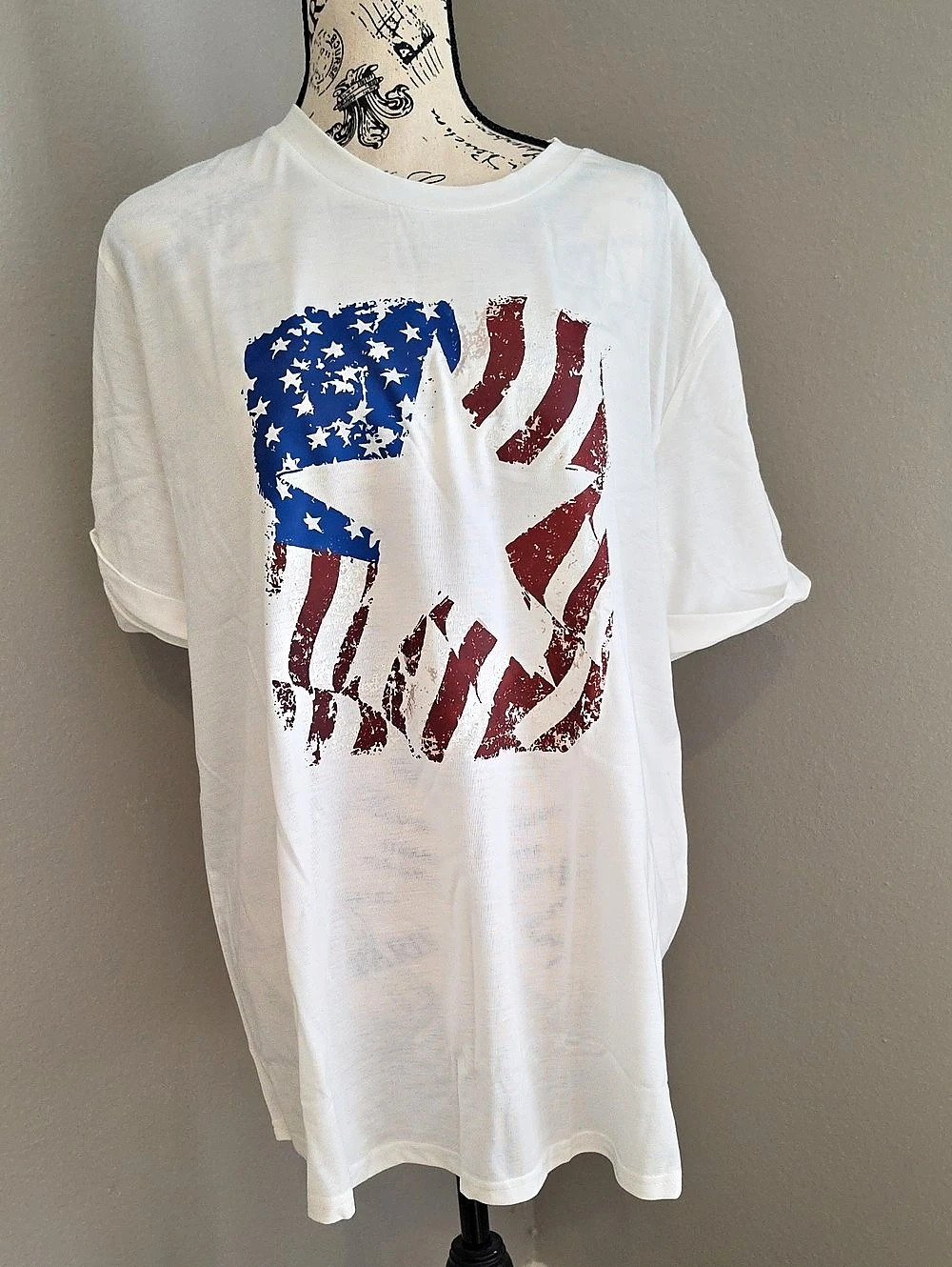 Women's Color Block Tee Size 2XL